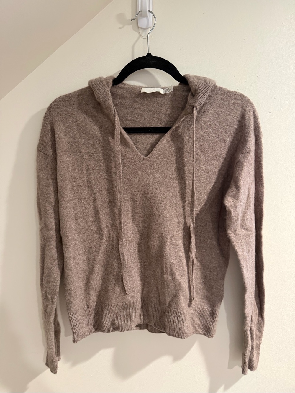 H&M Taupe 100% Cashmere Hoodie